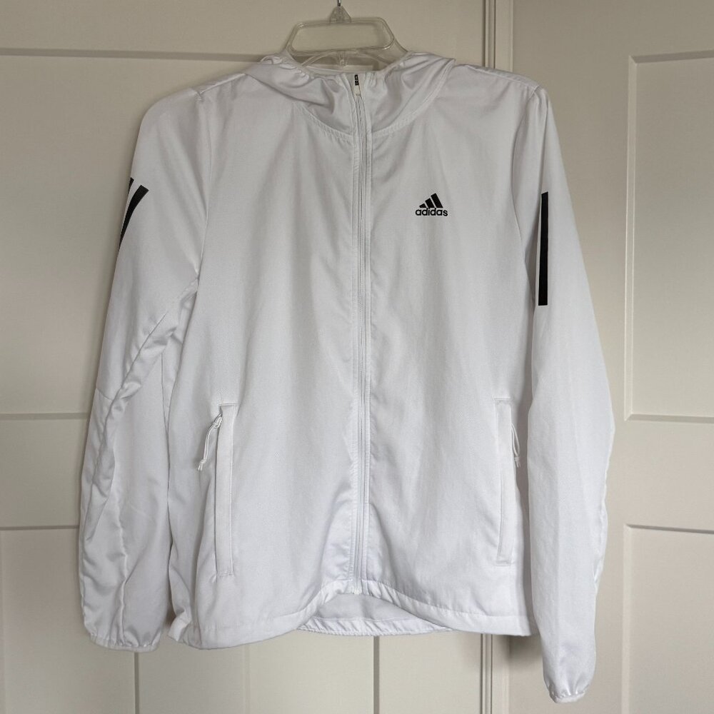 Adidas Women's Running Jacket White Size XS
